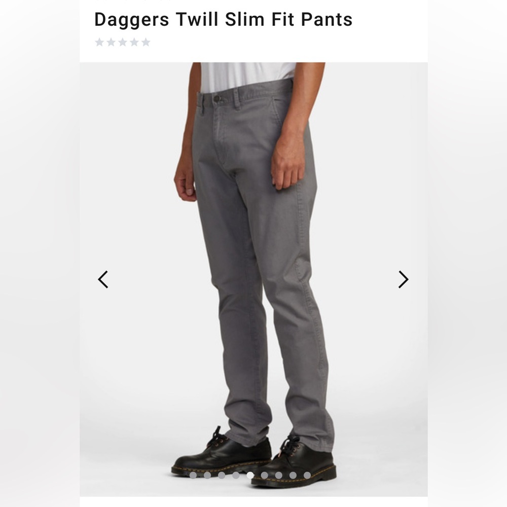 RVCA - Daggers Twill slim-fit Pant